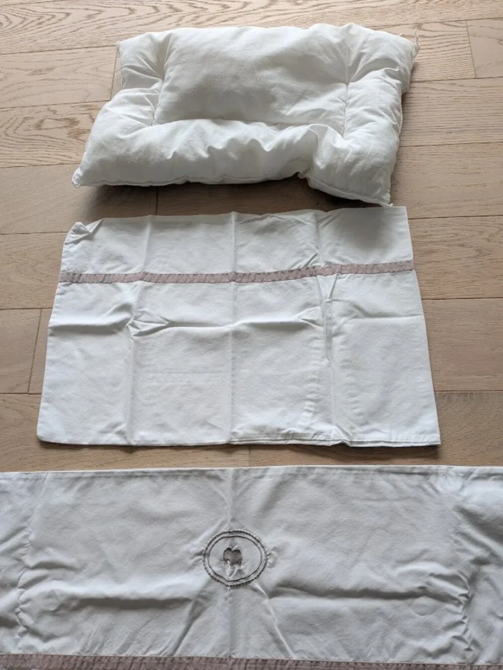 IKEA CHARMTROLL CRIB DUVET COVER PILLOWCASE & PILLOW ELEPHANT SET BABY TODDLER